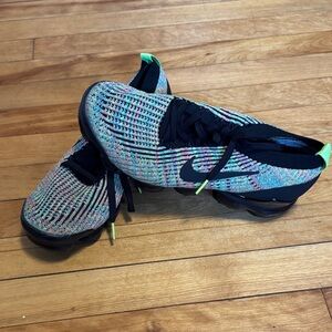 Nike Black and Multicolor Vapormax